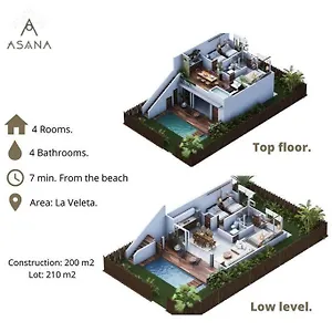 ¡new 4br With Priv Jacuzzi! Tulum